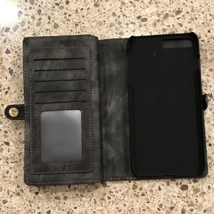 iPhone 6/7 Plus Tri-Fold Leather Wallet